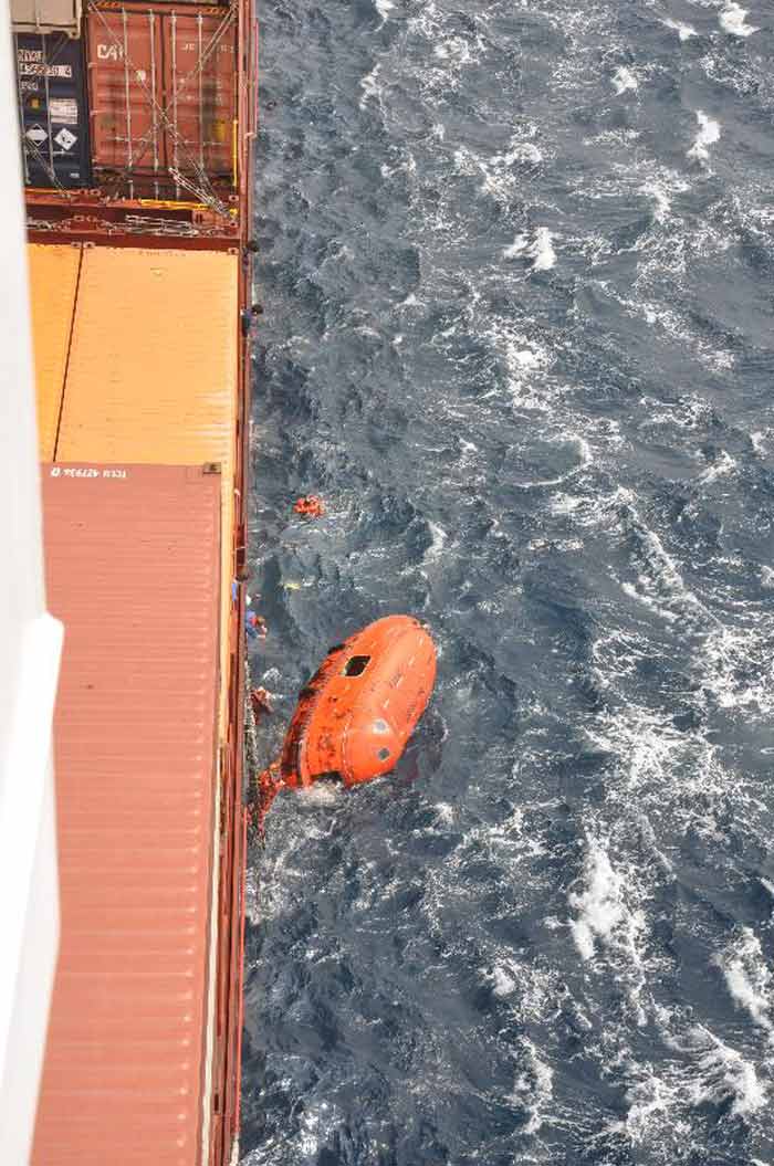 Merchant vessel splits into two off Mumbai coast