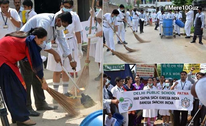 In Pics #Mere10Guz: How People Cleaned Up Their Surroundings To Make India Swachh