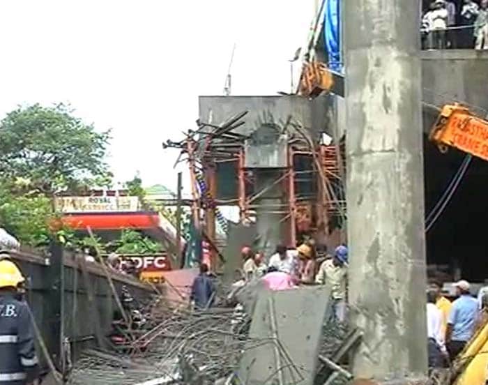 Under-construction metro bridge collapses in Mumbai, 1 dead