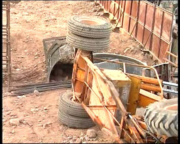 This is not the first time that an accident has taken place at a metro construction site in Delhi. (NDTV Photo)