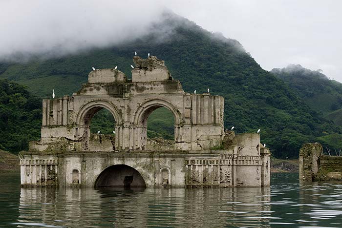 Centuries Old Church Emerges from Water in Mexico