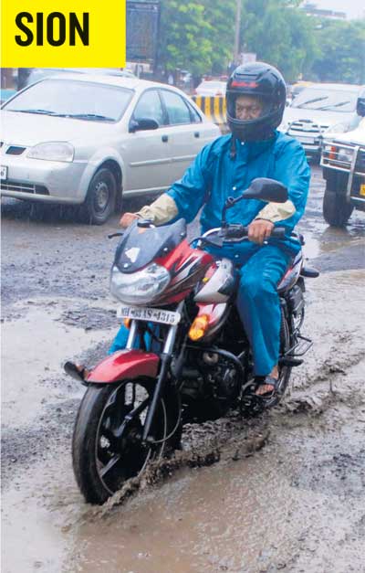 Nikita, a resident of Chembur said, "There are so many potholes in our locality. Is the BMC blind?" 
N V Merani, chairman of the Standing Technical Advisory Committee (STAC), said, "The BMC never follows the recommendations of the STAC."<br></br><br></br> <a href=" http://www.mid-day.com/" class="fa fn fl fs12"><b>Photo courtesy: Mid-Day.com</b></a>