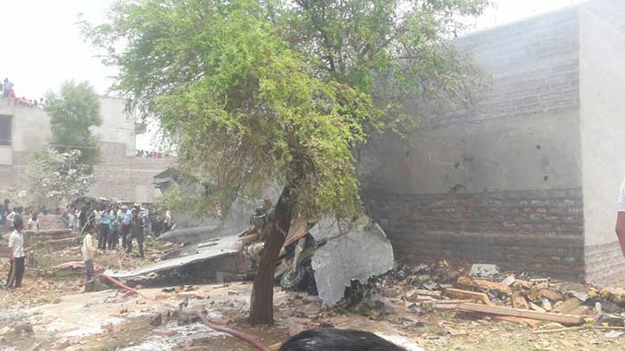 MiG-27 Fighter Jet Crashes In Jodhpur