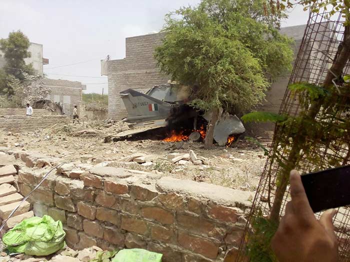 MiG-27 Fighter Jet Crashes In Jodhpur