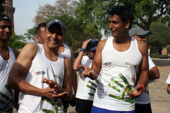 Milind Soman\'s 1500-km Green Run