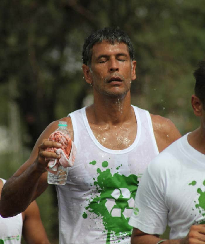 Milind Soman's 550 km-Green Run enters its second day as the team reaches the Kheda district of Gujarat.