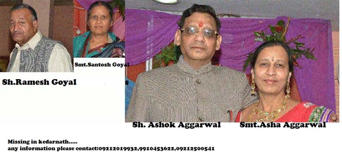 List of missing persons in Uttarakhand