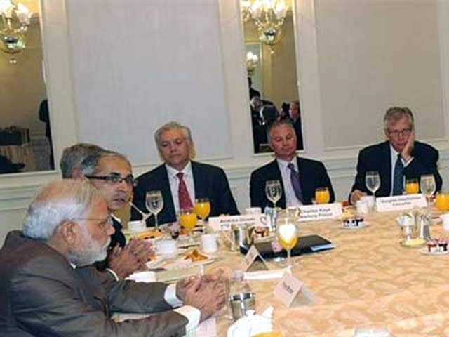 Photo : PM Modi's Business Breakfast With CEOs in US