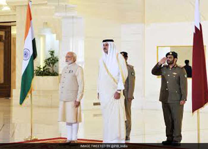 Pics: PM Modi\'s ceremonial welcome at Emiri Diwan in Doha