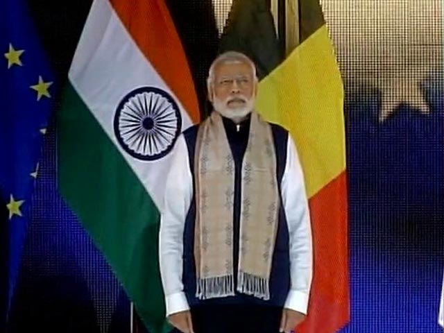 5 Pics: PM Modi Addresses The Indian Community In Brussels