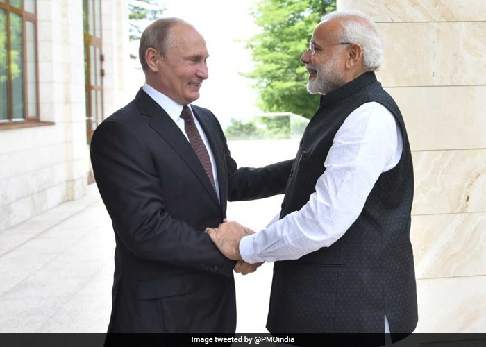 PM Modi Holds Informal Meet With Vladimir Putin In Sochi
