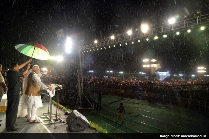 Scorching heat or rain, weather was no deterrent for election campaigns.