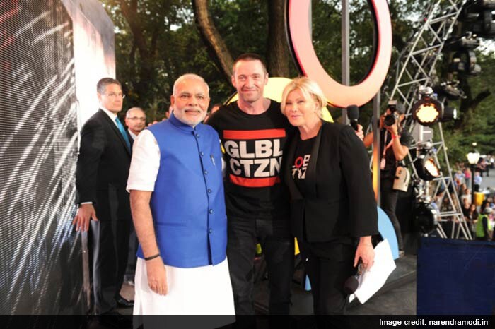 PM Modi was introduced by actor Hugh Jackman at an event that he addressed in New York in September.