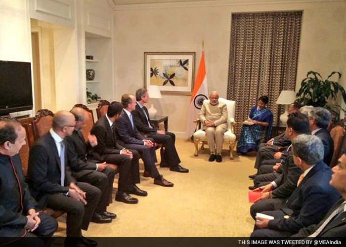 In Pics: PM Modi Meeting Top Tech Giants