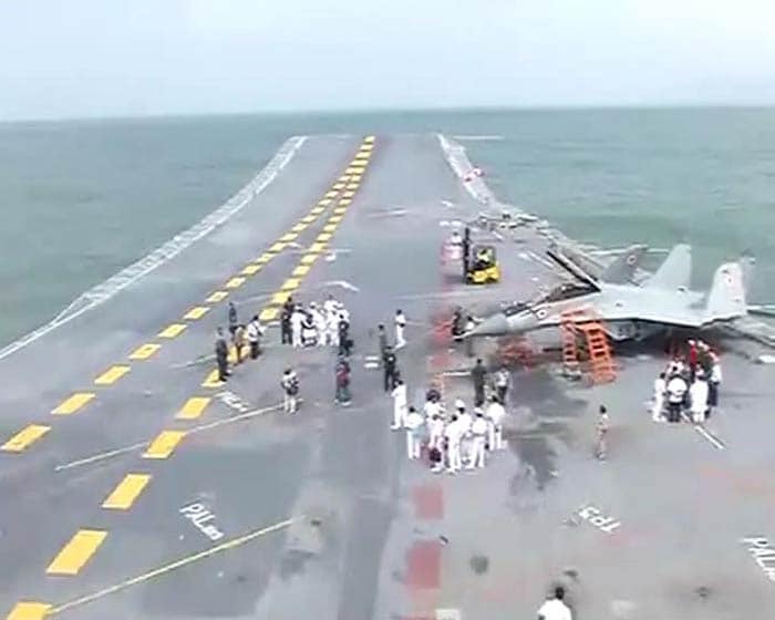 Prime Minister Narendra Modi\'s \'Day at Sea\' On Board INS Vikramaditya