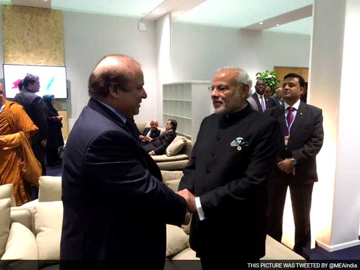 In Pics: PM Modi-Nawaz Sharif Shake Hands in Paris