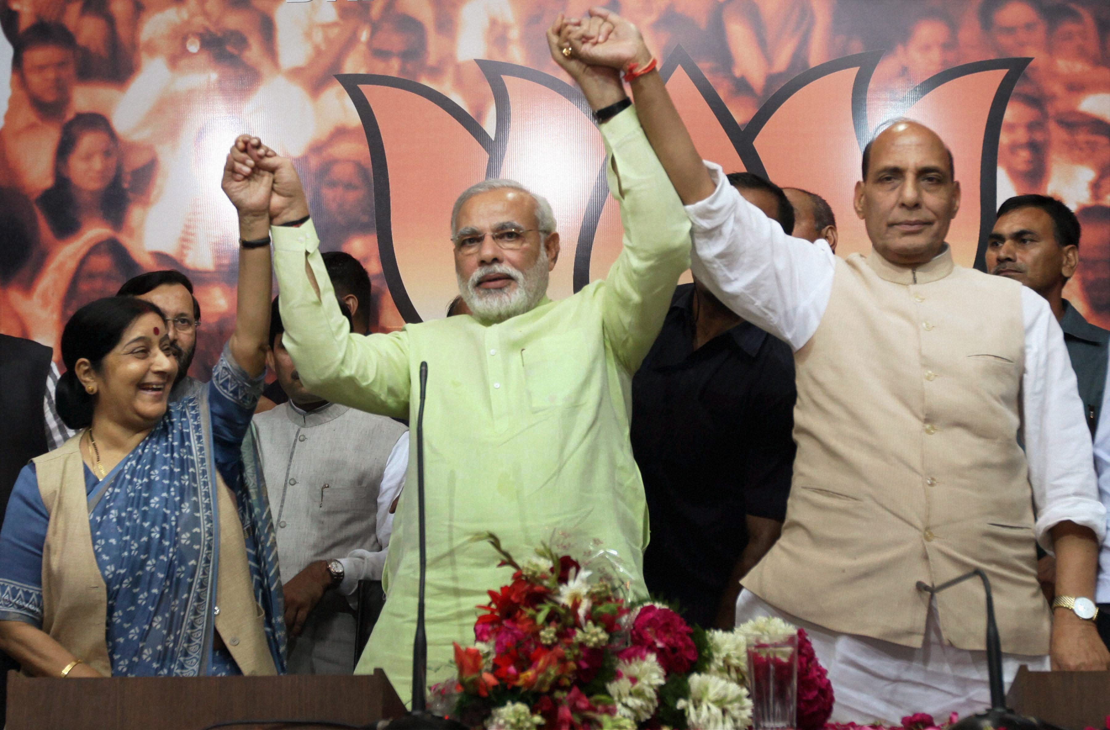 Narendra Modi is BJP\'s prime ministerial candidate for 2014 polls