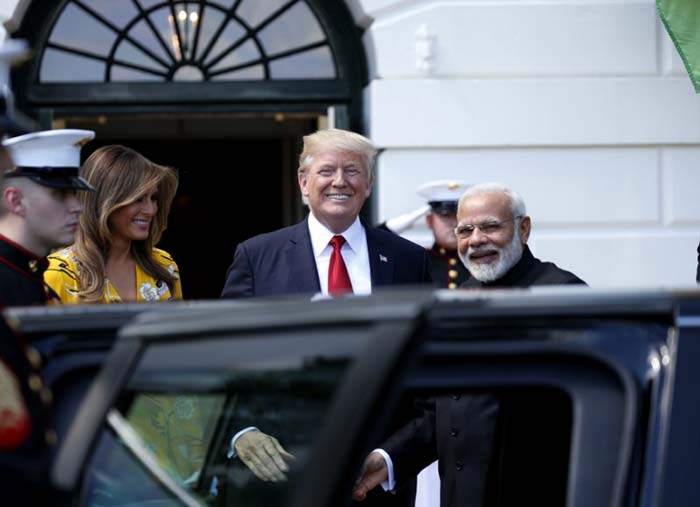 In Pics: PM Modi At The White House, Meets President Trump
