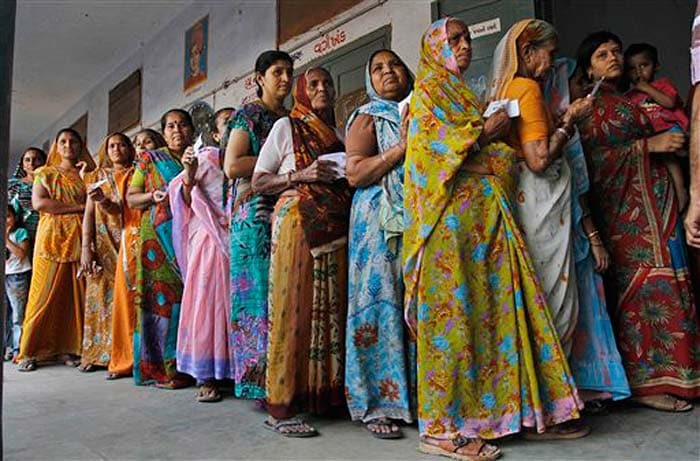 69 per cent of 1.98 crore electors today cast their votes in the second and final phase of Gujarat polls, an overall record for the state.