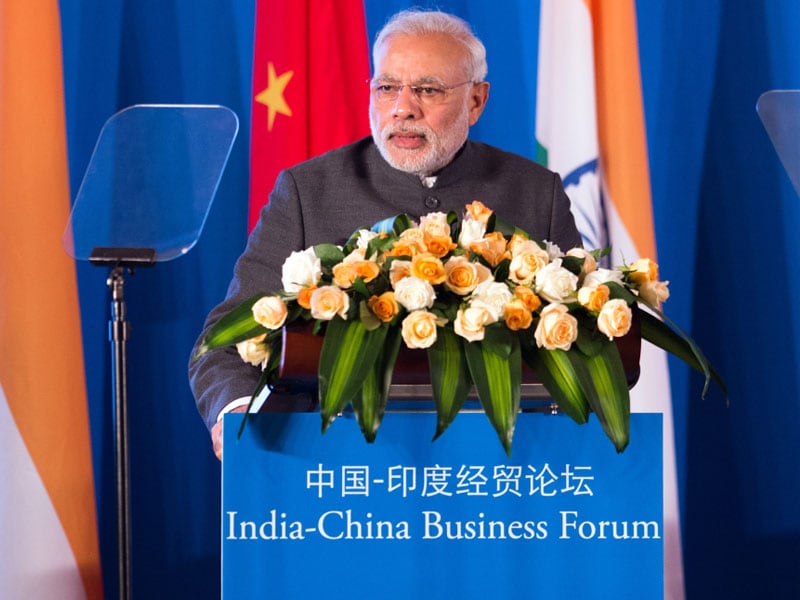 Photo : PM Modi Meets Top CEOs, Addresses India-China Business Forum in Shanghai