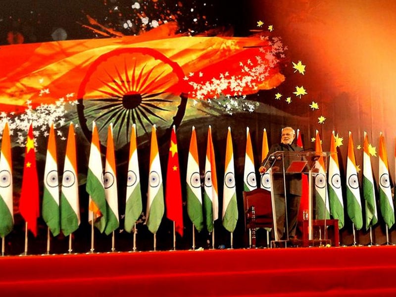 Photo : PM Modi Addresses Indian Community Reception in Shanghai