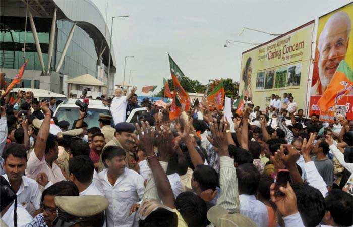 "He is a devotee of the Lord and used to perform the 'chhera pahanra' (sweeping of the chariots) for the car festival in Ahmedabad," a local BJP leader said.