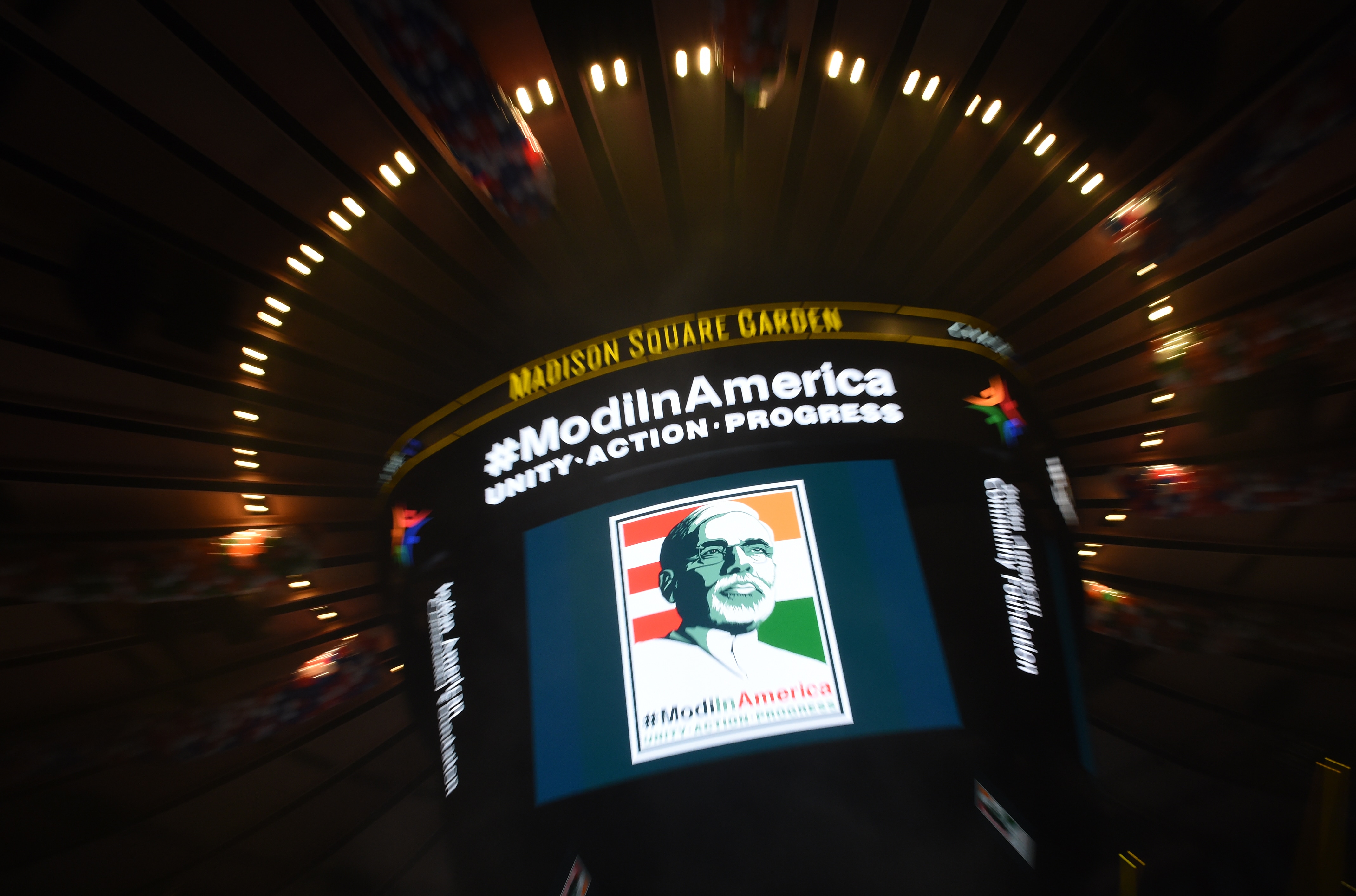 Photo : Rockstar Welcome for PM Modi at Madison Square Garden