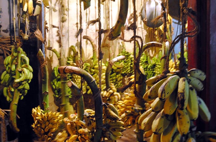 <b>Banana republic: </b>Hundreds of fresh bananas at a store. (Image: Ketki Angre)