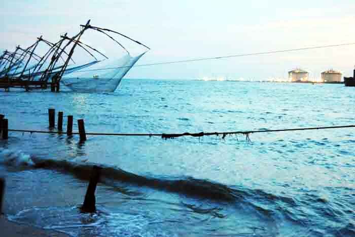 <b>Waiting for a bounty: </b>Fishing nets are placed so as to reduce effort and save time. (Photo: Ketki Angre)