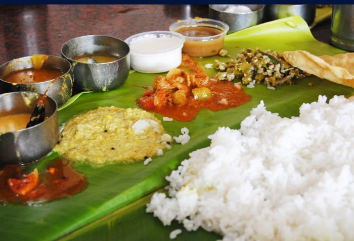 <b>Kerala meal: </b>A meal for all the taste buds served on a banana leaf. (Image: Ketki Angre)