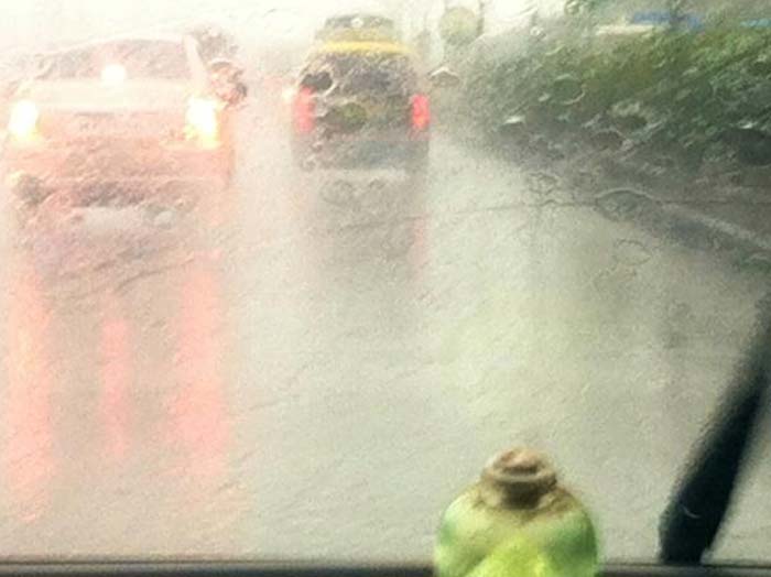 Pre-monsoon showers in Mumbai