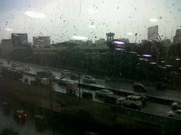 Pre-monsoon showers in Mumbai