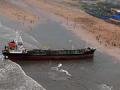 After Wisdom, MT Pavit runs aground at Juhu beach