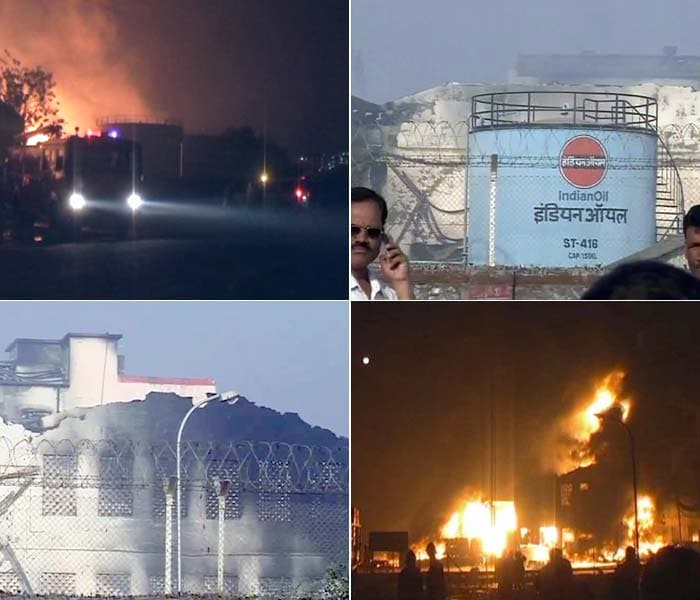 Fire engulfs Indian Oil depot in Navi Mumbai
