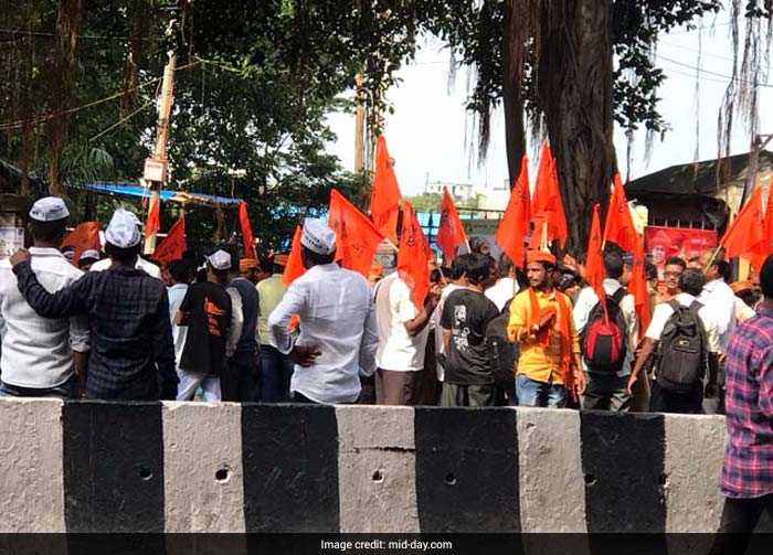 Pics: \'Maratha Kranti Morcha\' Protest Rally In Mumbai