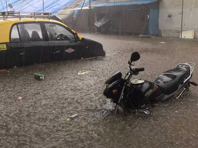 5 Dramatic Pics Of Mumbai Thigh-High In Water