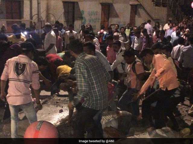 Photo : First Pics: Foot Ovebridge In Mumbai Collapses