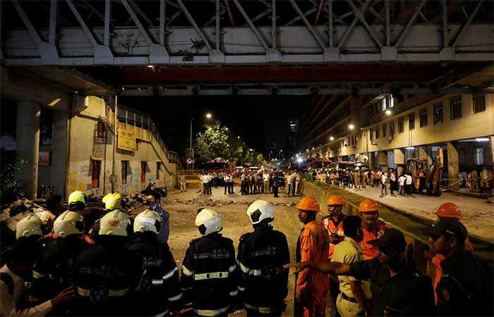 "The bridge wasn't in a bad condition, it required minor repairs for which work was underway," Maharashtra minister Vinod Tawde said.