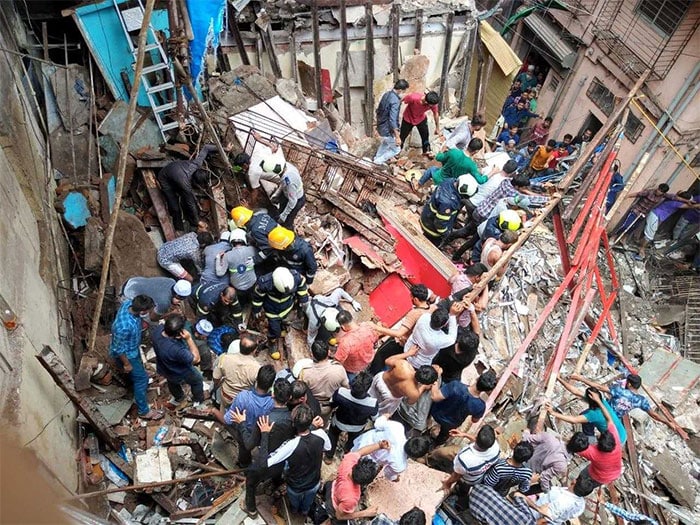 Two large teams of the National Disaster Response Force (NDRF) are at the site, looking for survivors.