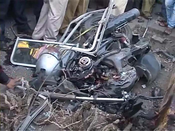A motorist who tried to overtake the bus while it was turning was killed.