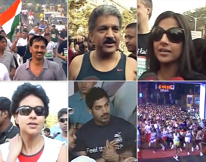 Several Bollywood celebrities like John Abraham, Purab Kohli, Gul Panag and Arjun Rampal also took part in the marathon.