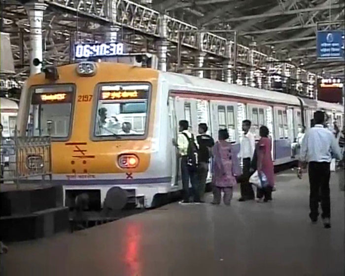 Only 15% of  Mumbai local trains were running on Tuesday. The government asked commutes to use trains only if absolutely necessary. (NDTV Photo)