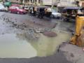 Photo : Mumbai's pothole mess