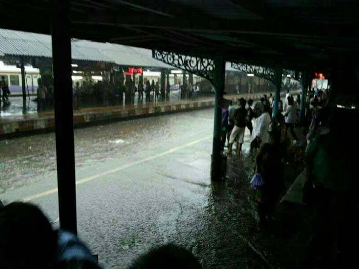 Vanita A shared this image of a submerged railway station.