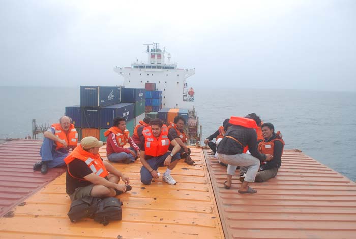 Ship near Mumbai sinks, 30 crew members rescued