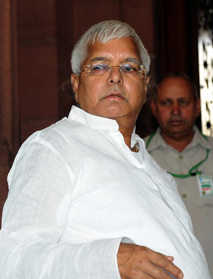 <b>Lalu Prasad jailed in fodder scam</b> <br /><br />Bihar politician Lalu Prasad was found guilty in the multi-crore fodder scam case on September 30. Three days later, he was sent to five years in jail. The 66-year-old Rashtriya Janata Dal (RJD) chief stood disqualified as a member of parliament immediately. He was granted bail by the Supreme Court on December 13. <a href="http://www.ndtv.com/topic/lalu-prasad-yadav"><b>(Read more on Lalu Prasad here)</b></a>