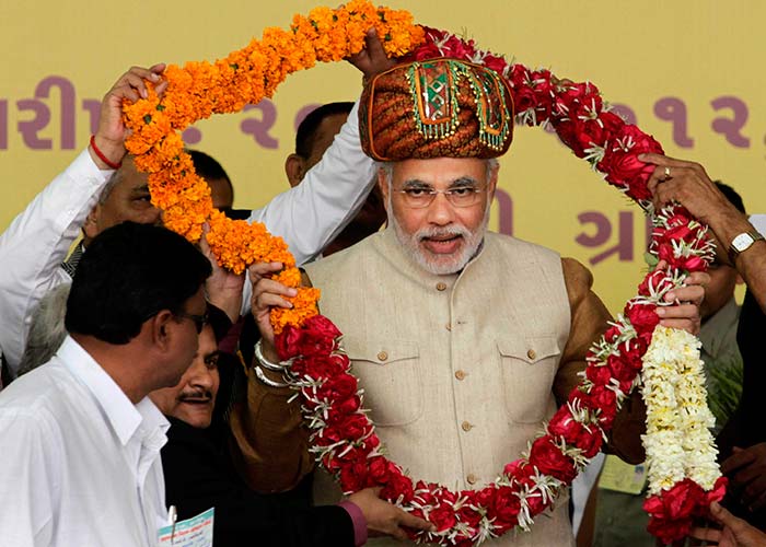 <b>Narendra Modi chosen BJP's PM candidate</b> <br /><br />Despite staunch opposition from party veteran LK Advani, Gujarat Chief Minister Narendra Modi was anointed as the BJP's prime ministerial candidate for 2014 elections on September 13. The announcement came three months after the BJP selected him as its campaign in-charge. The decision had led to the ending of the 17-year alliance between the BJP and Nitish Kumar's Janata Dal United. <a href="http://www.ndtv.com/topic/Narendra-Modi"><b>(Read more on Narendra Modi here)</b></a>