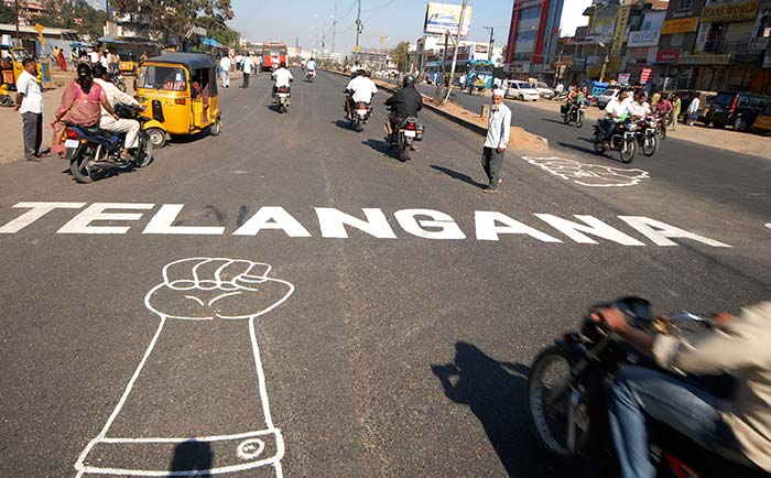 <b>Telangana cleared as India's 29th state</b> <br /><br />Despite protests and resignations by several of its members, the ruling Congress party announced on July 30, 2013 that Telangana, one of the three regions of Andhra Pradesh, will be carved out as India's 29th state and that the IT hub of Hyderabad will be a common capital for the next 10 years. The decision led to more protests from the other two regions of Andhra Pradesh who are opposed to the division largely because of concerns over the sharing of water, power and other resources. <a href="http://www.ndtv.com/topic/Telangana"><b>(More on Telangana protests here)</b></a>