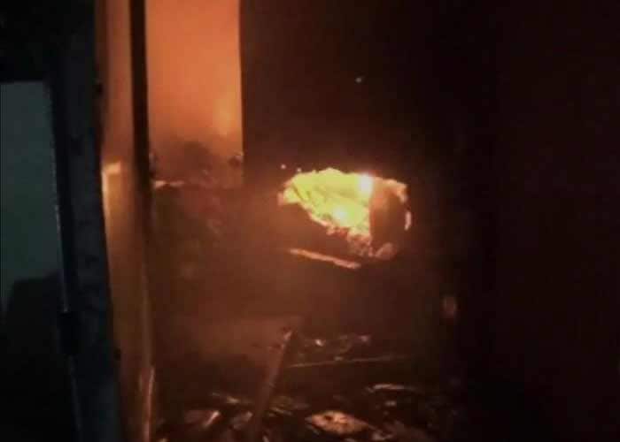Nanded Express catches fire in Andhra Pradesh