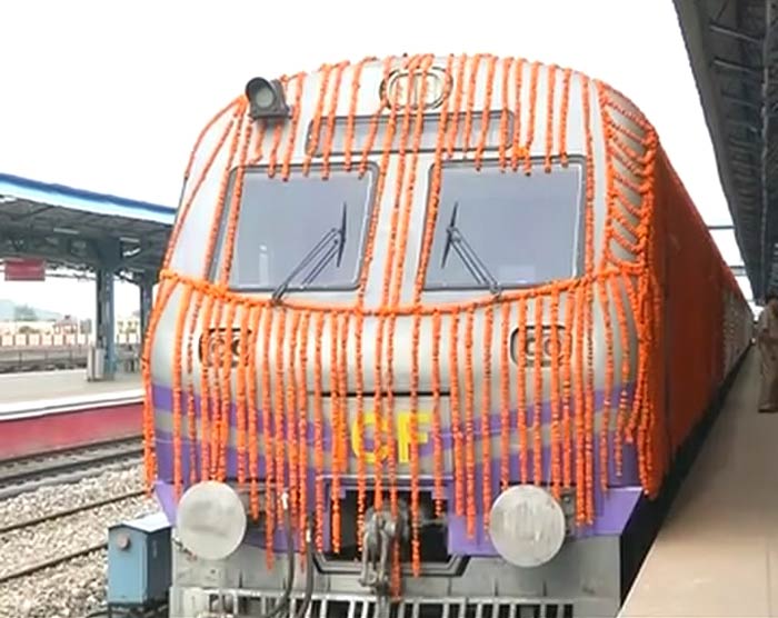 The train connectivity to Katra is part of the ambitious Kashmir rail link project marking region's rail connectivity with the rest of the country. The Katra-Udhampur rail section has been built at a cost of 1132 crores.